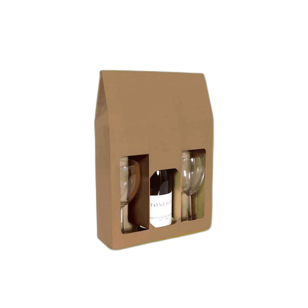 Custom Bottle Carriers with Display Window