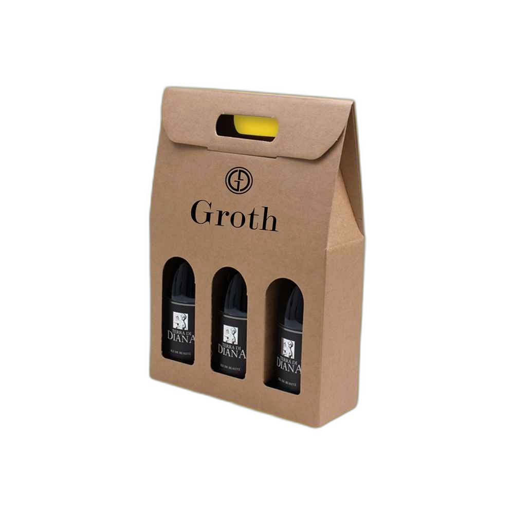 Custom Bottle Carriers with Display Window