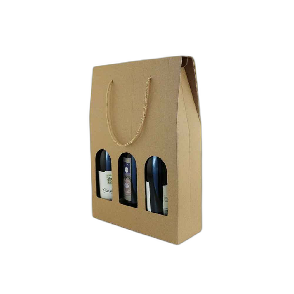 Custom Bottle Carriers with Display Window