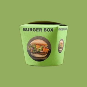 Cardboard Burger Box