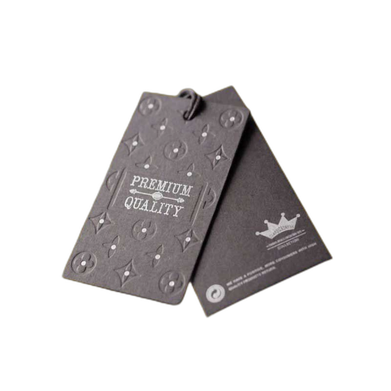 Custom Embossed Debossed Hang tags