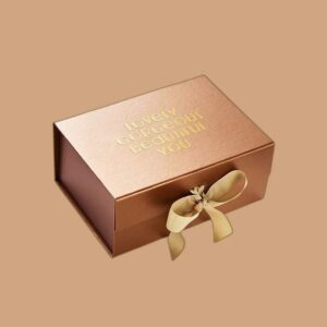 Custom Gold Foil Chocolate Boxes