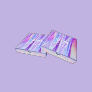 Custom Holographic Pizza Boxes