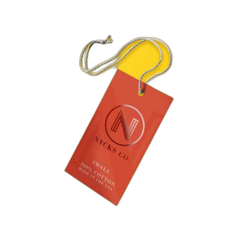 Custom Made Glossy Hang tags