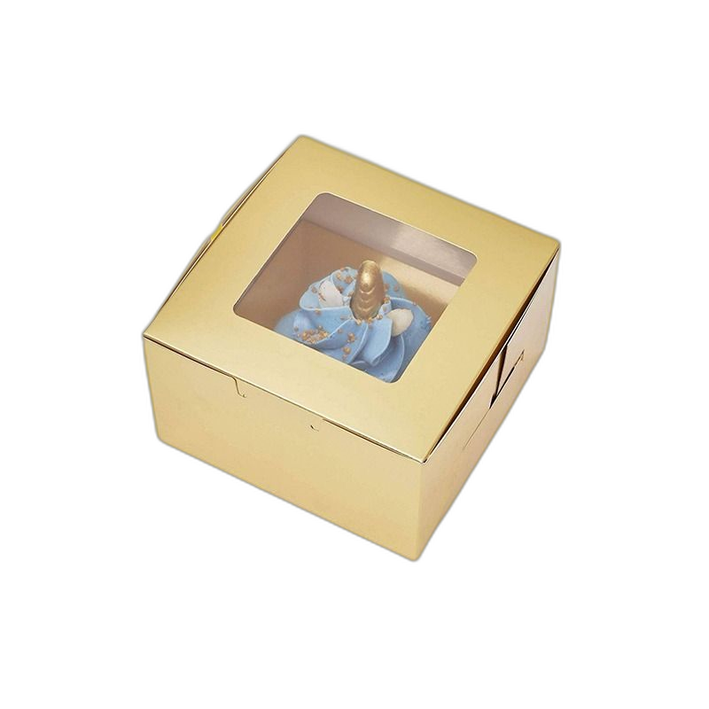 Gold Bakery Boxes