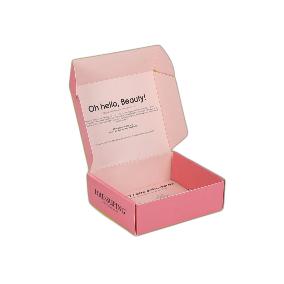 Pink Mailer Boxes