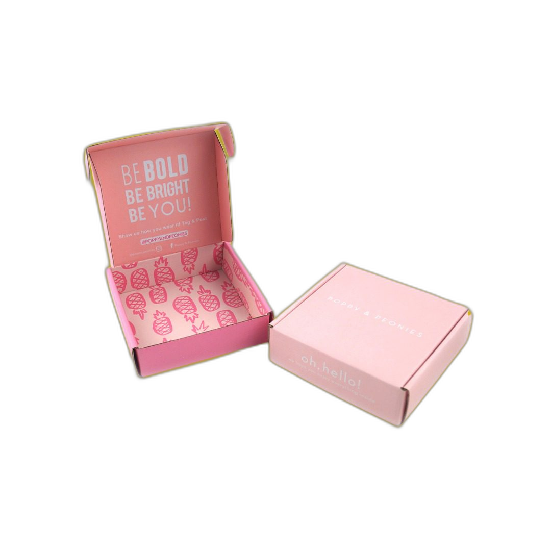 Pink Mailer Boxes