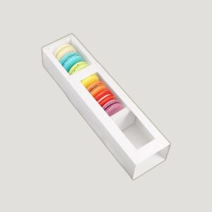 White Macaron Box