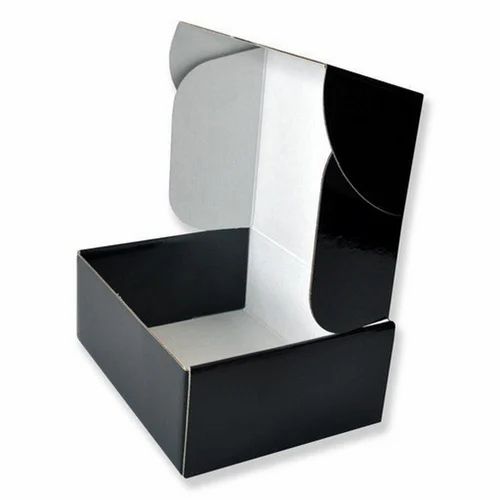 Black Corrugated Box
