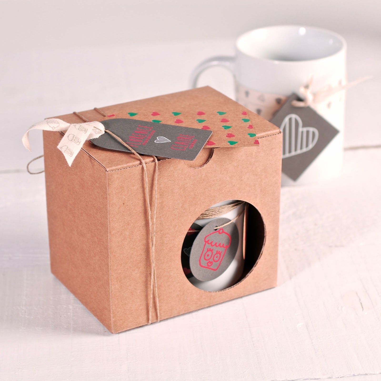 Mug Box with Die Cut