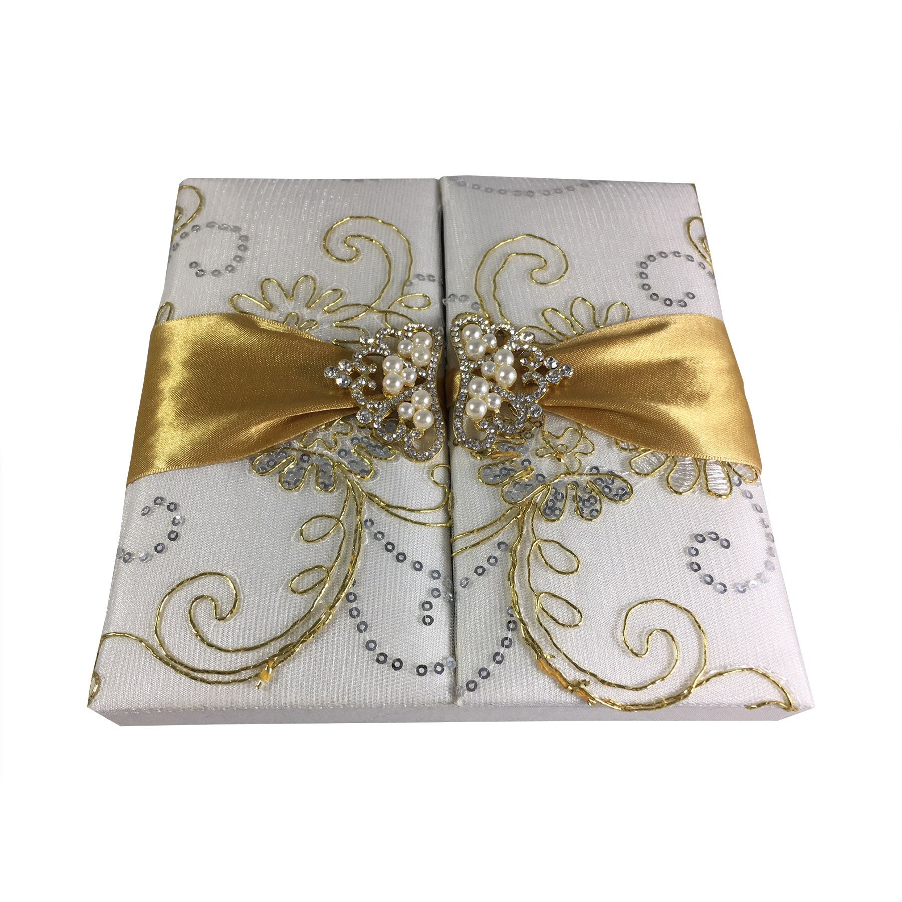 Silk Invitation Box