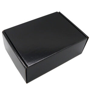Black Corrugated Box