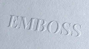 Embossing