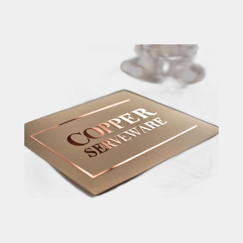Copper Serveware Packaging