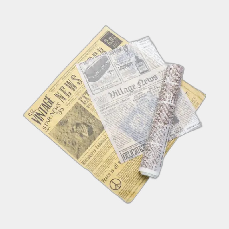 Custom Newspaper Wrapping Paper