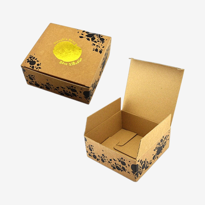 Eflute Corrugated Kraft Soap Boxes