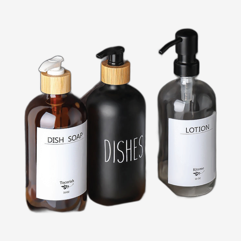 Logo Printed Soap Dispenser Label