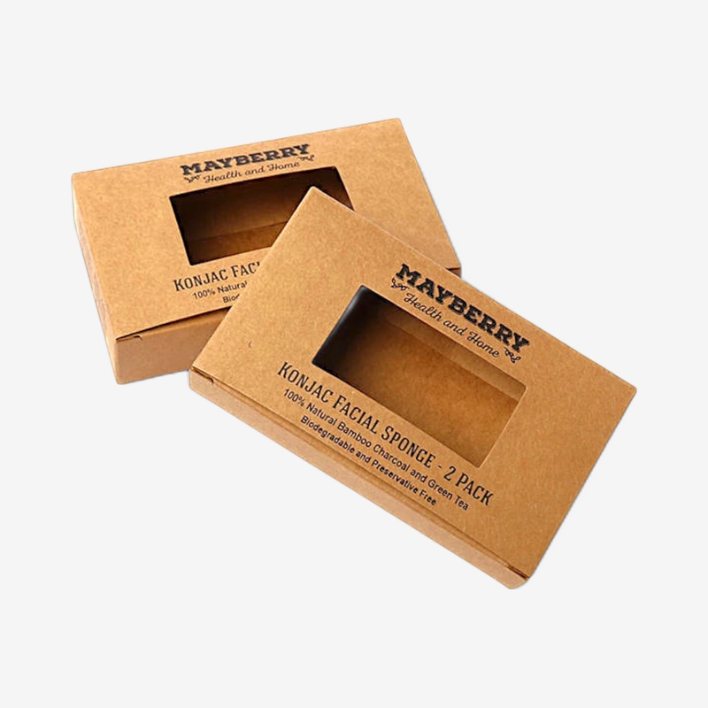 Printed Window Kraft Soap Box