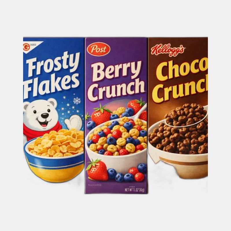 Retro Cereal Boxes