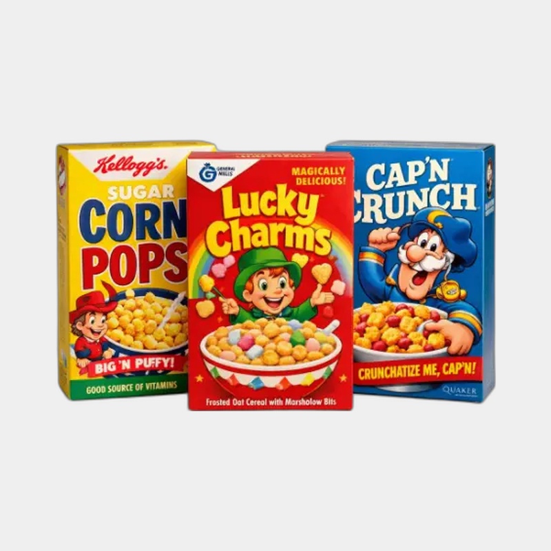 Retro Cereal Boxes